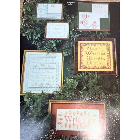 Charted Classic Samplers By Jeanette Stone Crews Leaflet 161 - Picture 3 of 3